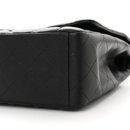 Chanel Caviar Quilted Maxi Double Flap Black 10 of 11