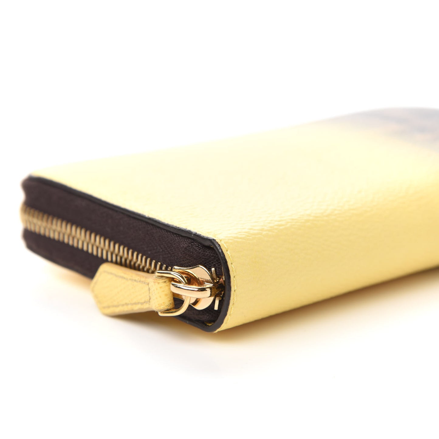 Zucca Spalmati Ombre Zip Around Wallet Tobacco Cedro