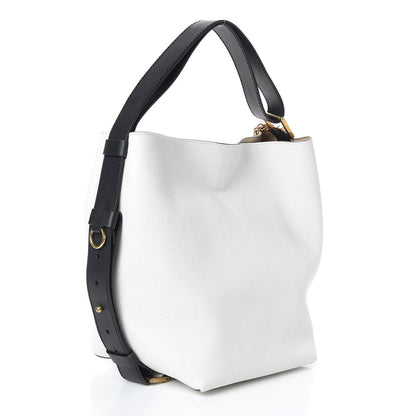 Givenchy Grained Calfskin Medium GV Bucket Bag White 4 of 9