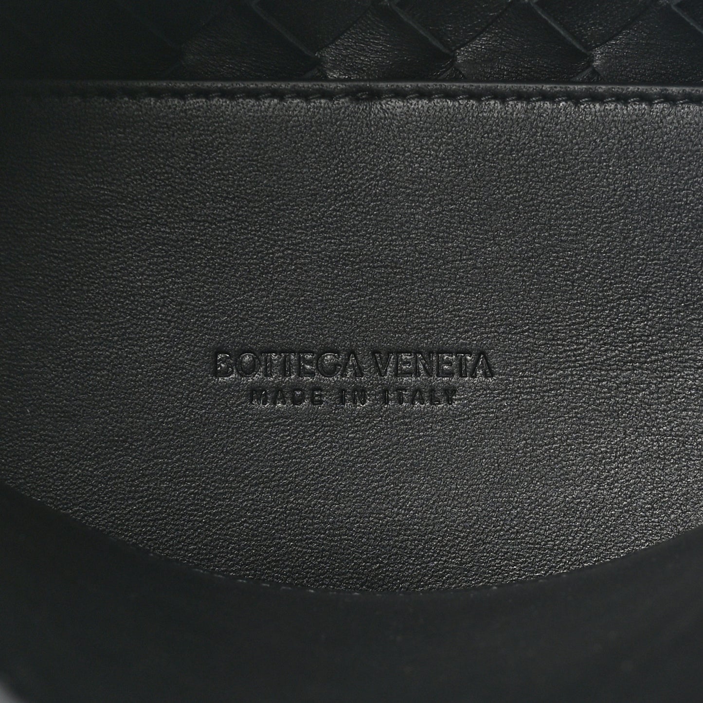 Nappa Intrecciato Small Andiamo Shoulder Bag Black