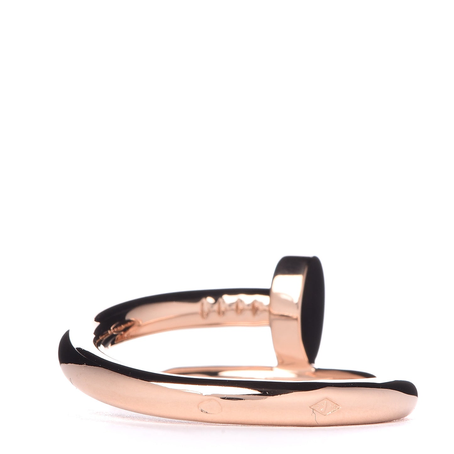 18K Pink Gold Juste Un Clou Ring 54 6.75