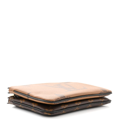 Louis Vuitton Reverse Monogram Giant Double Zip Pochette 4 of 12