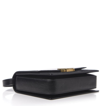 Saint Laurent Smooth Calfskin Suede Medium Bellechasse Black 4 of 10