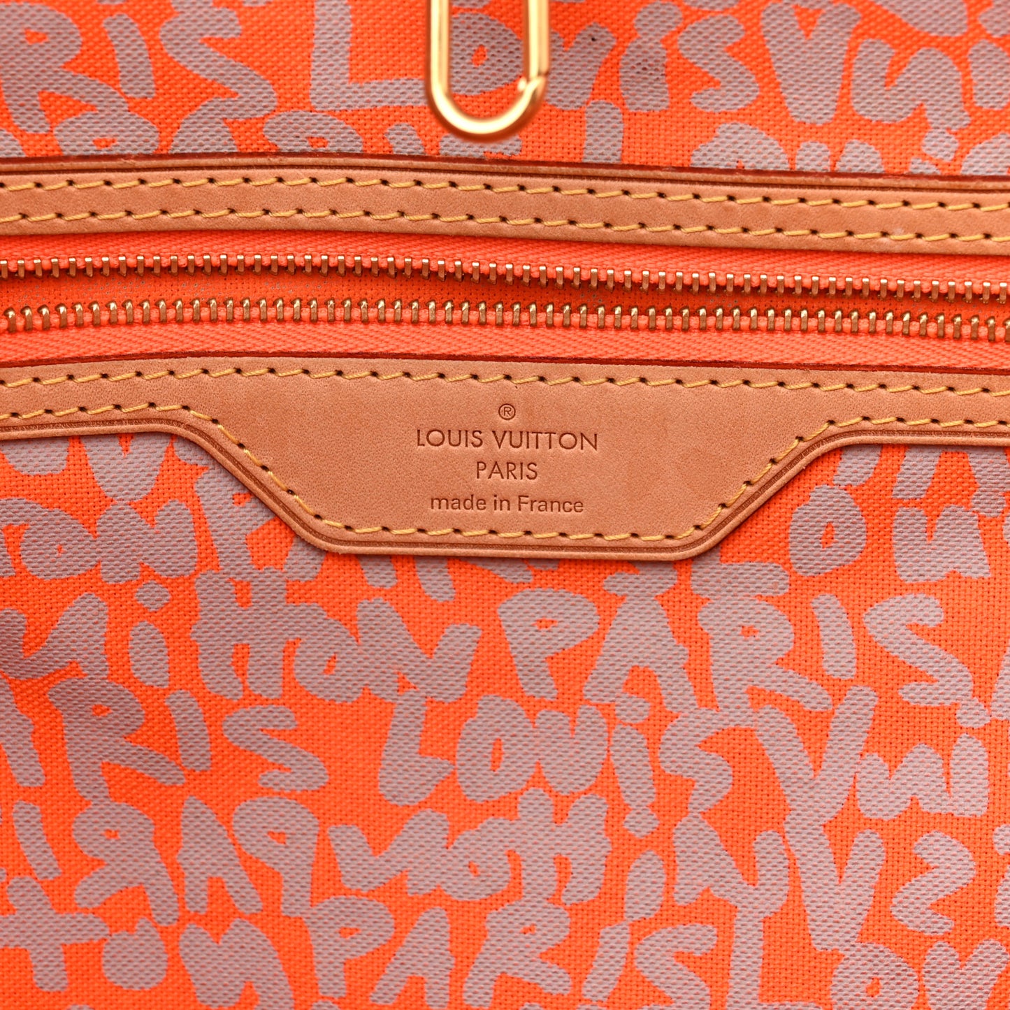 Monogram Graffiti Neverfull GM Orange