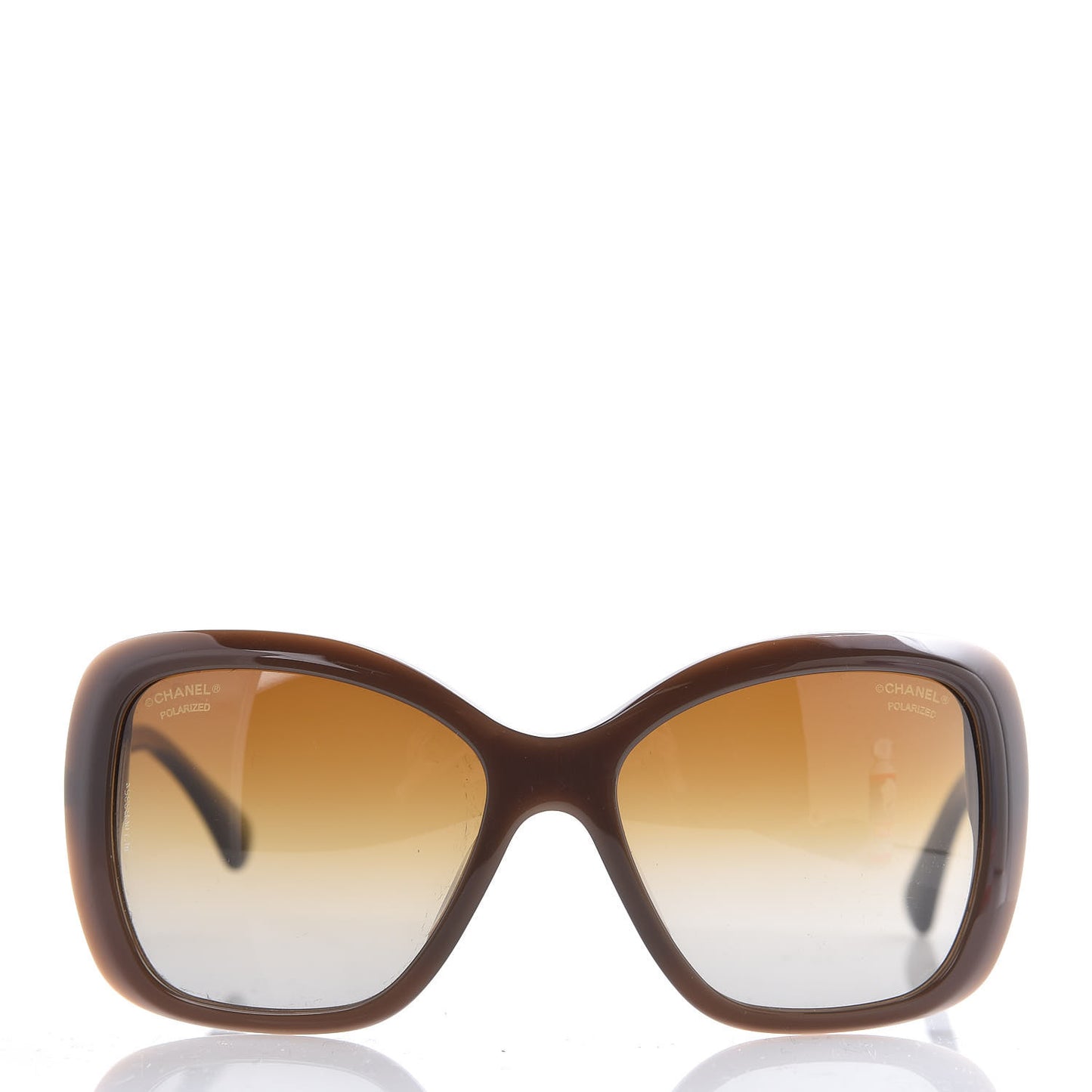 Pearl Polarized Square Sunglasses 5303-H Brown