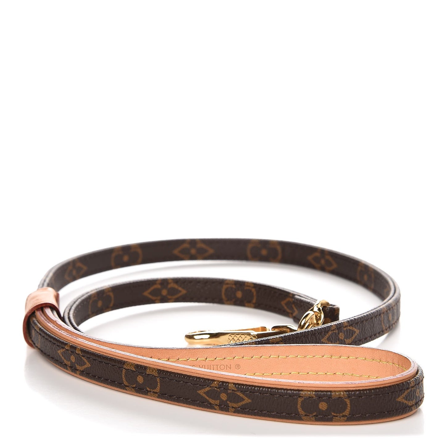 Monogram Baxter Dog Leash MM