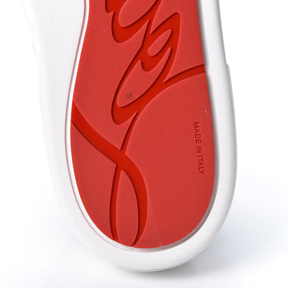 Christian Louboutin Calfskin Womens Vieirissima Flat Sneakers 41 Black 7 of 8