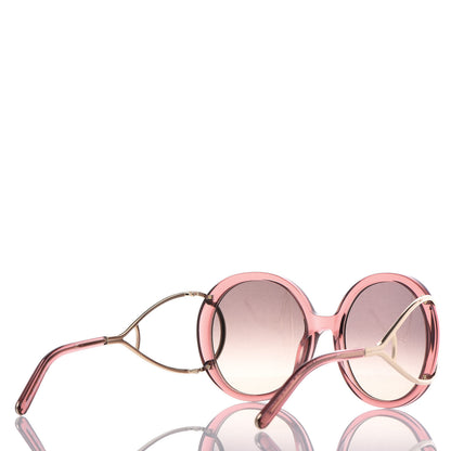 Chloe Jackson Oversized Round Sunglasses CE703S Rose 4 of 7