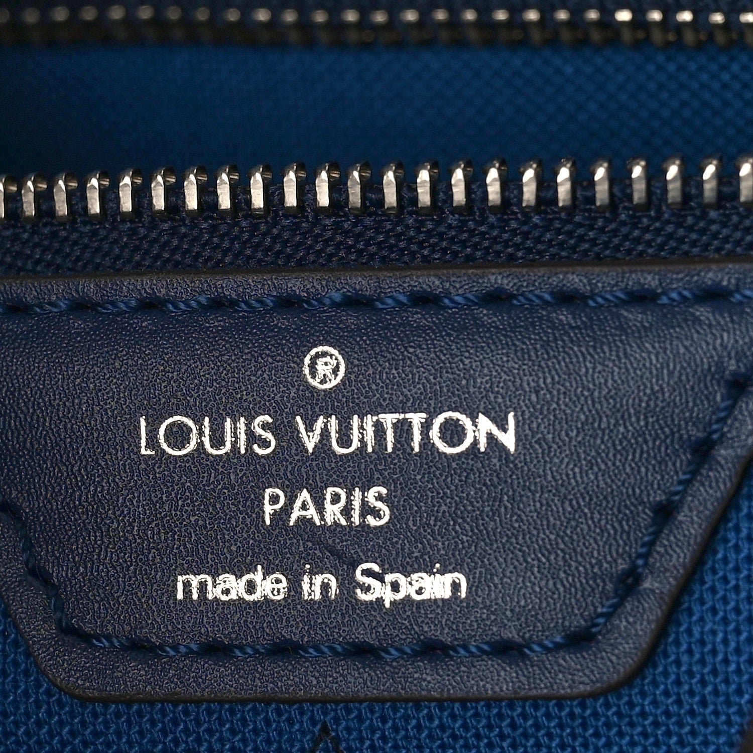 Louis Vuitton Monogram Escale Neverfull MM Blue 6 of 8