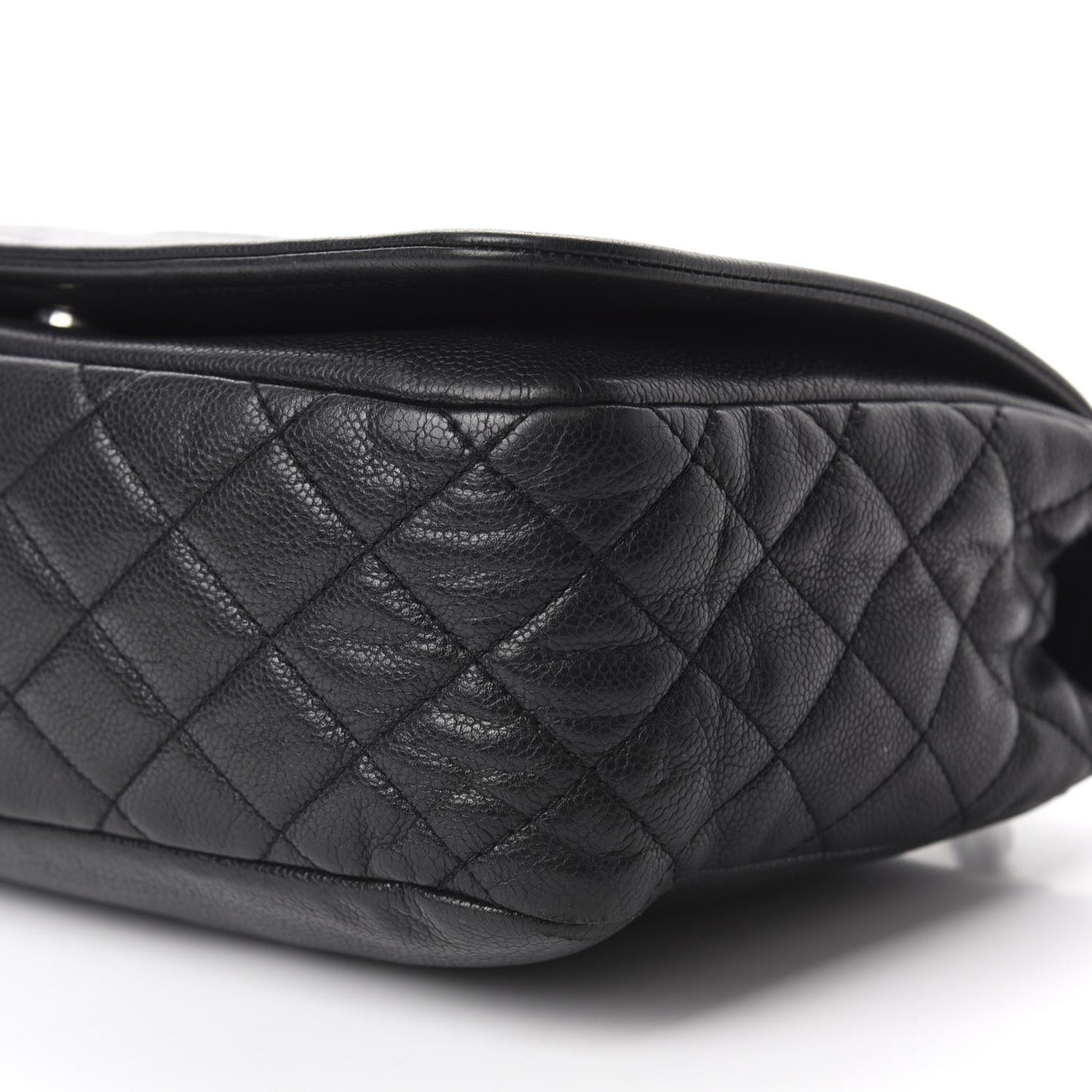 Caviar Large Timeless CC Flap Black
