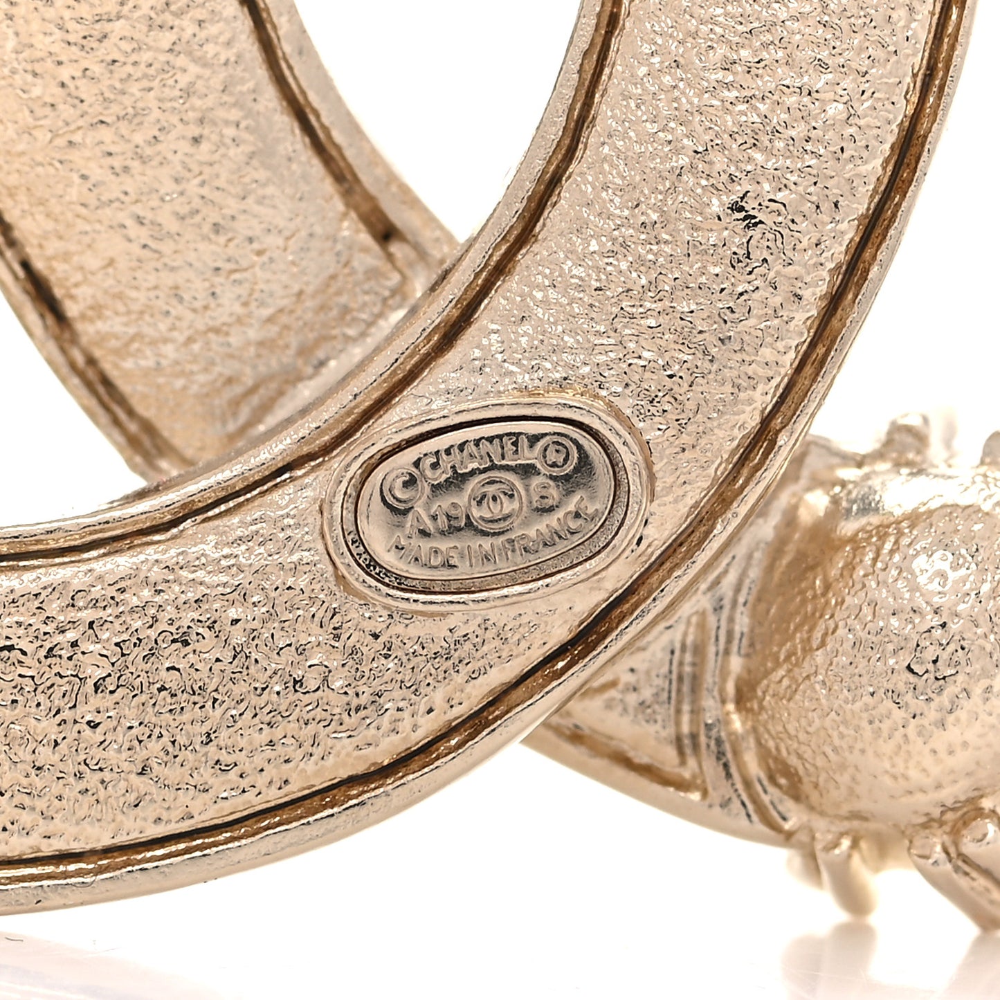 Crystal CC Brooch Gold Multicolor