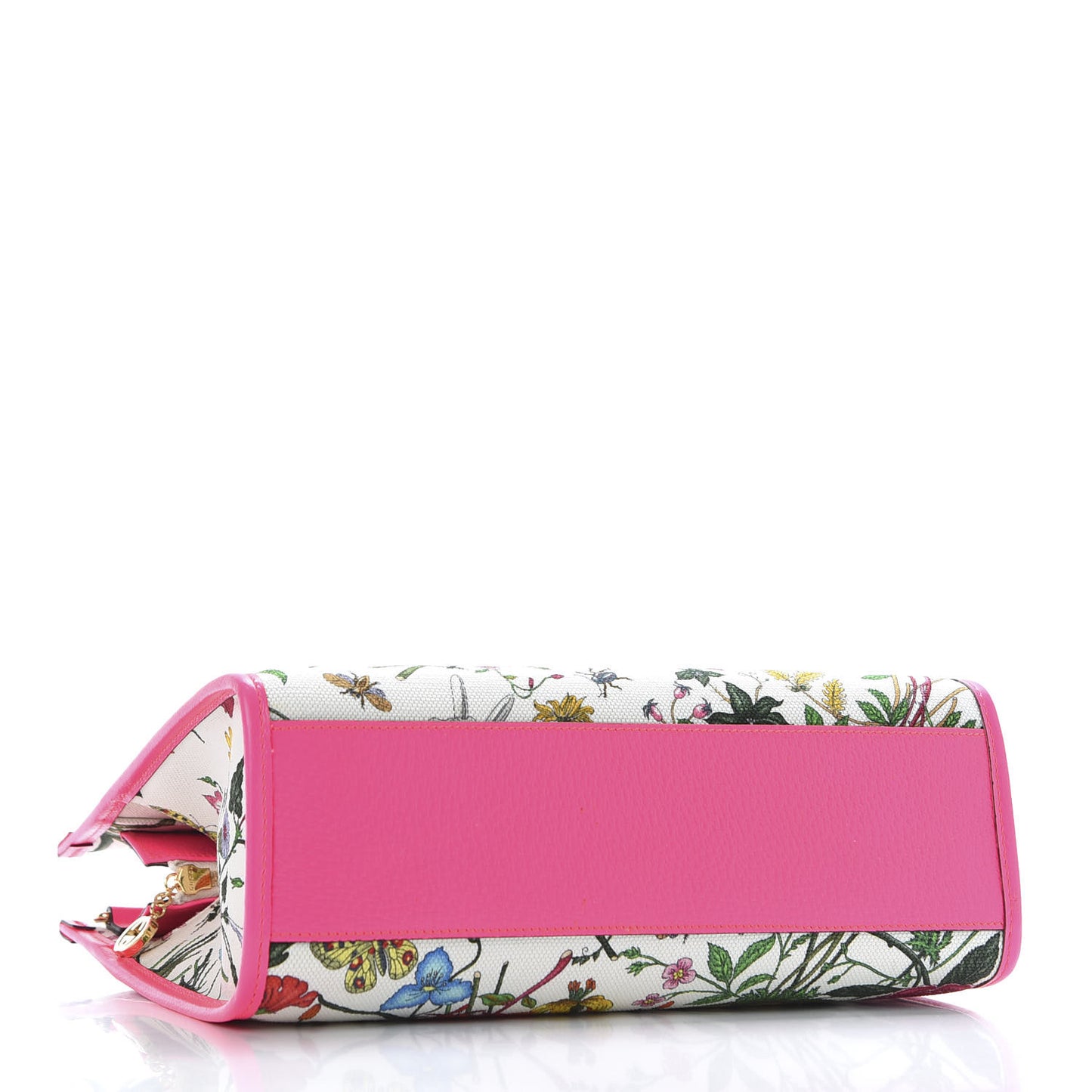 Canvas Medium Flora Tote Fuchsia