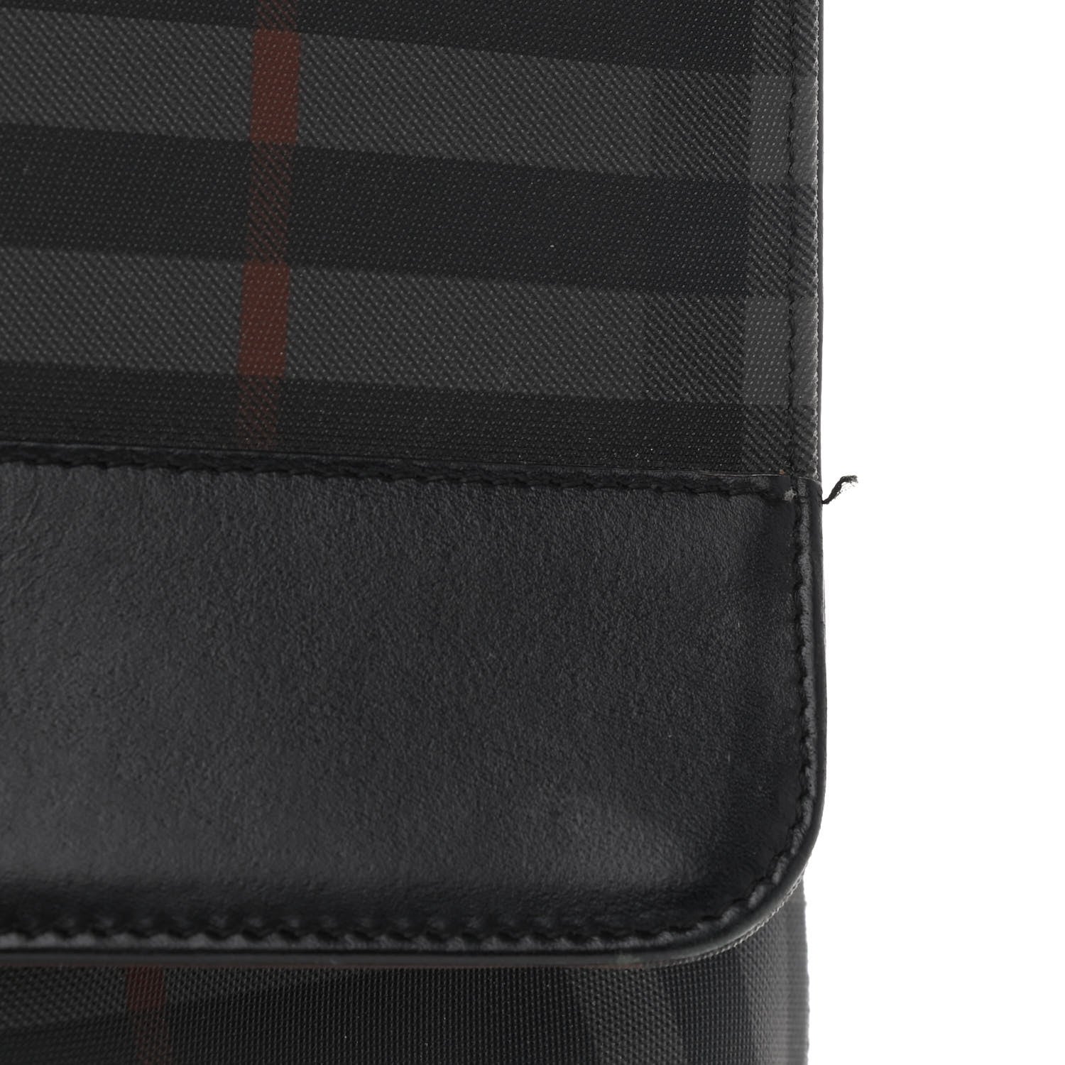Burberry Nylon Smoked Check Messenger Bag 11 of 17