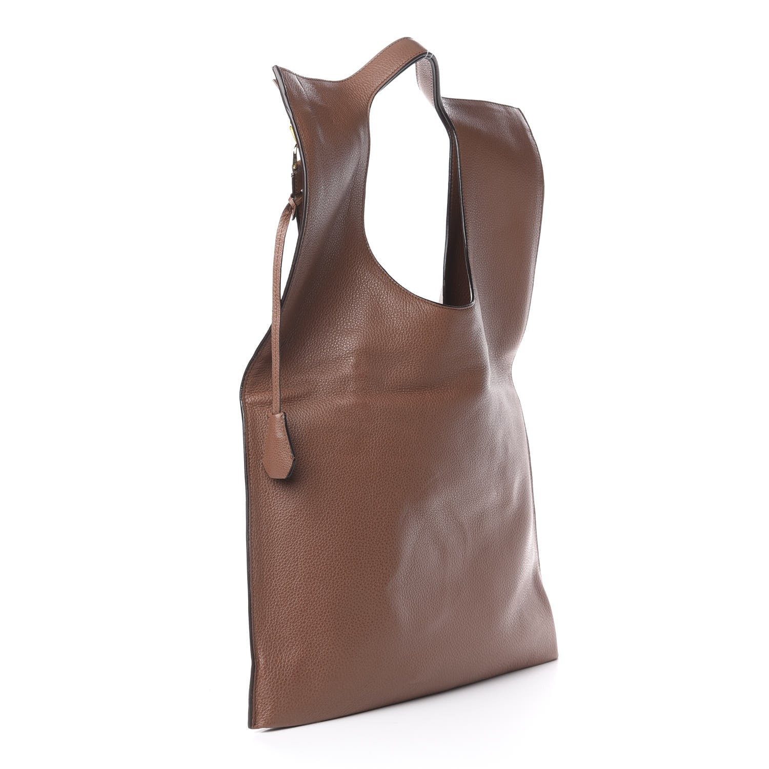 Tom Ford Calfskin Large Alix Padlock Zip Shoulder Bag Brown 3 of 13
