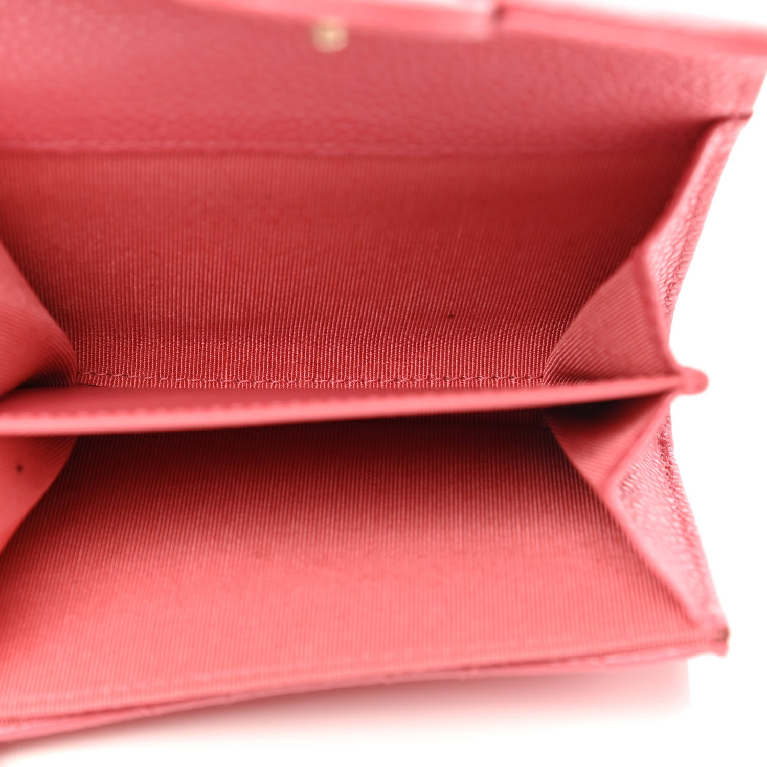 Chanel Metallic Caviar Quilted Flap Card Holder Pink 5 of 9