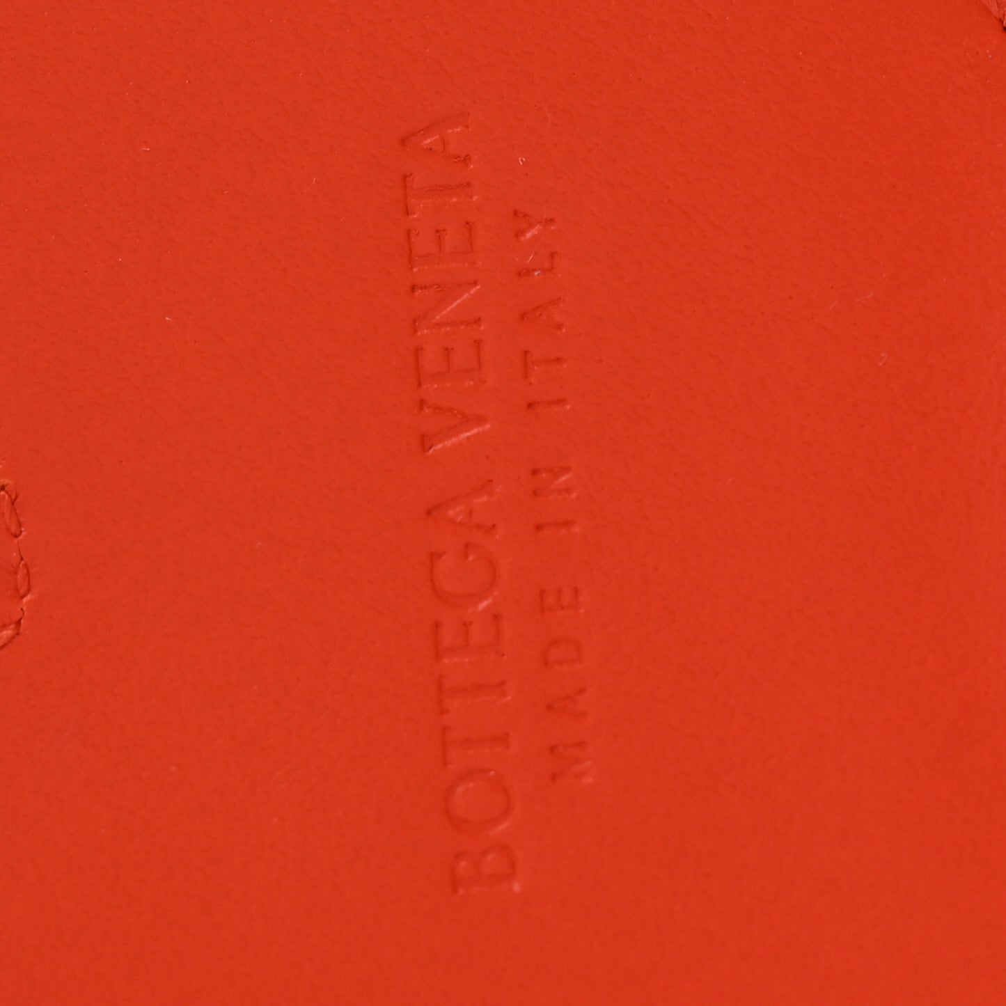 Nappa Intrecciato Koala Bag Charm Travertine Orange