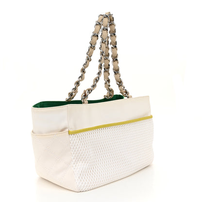 Chanel Canvas Quilted N°5 Shopping Tote Beige 3 of 13