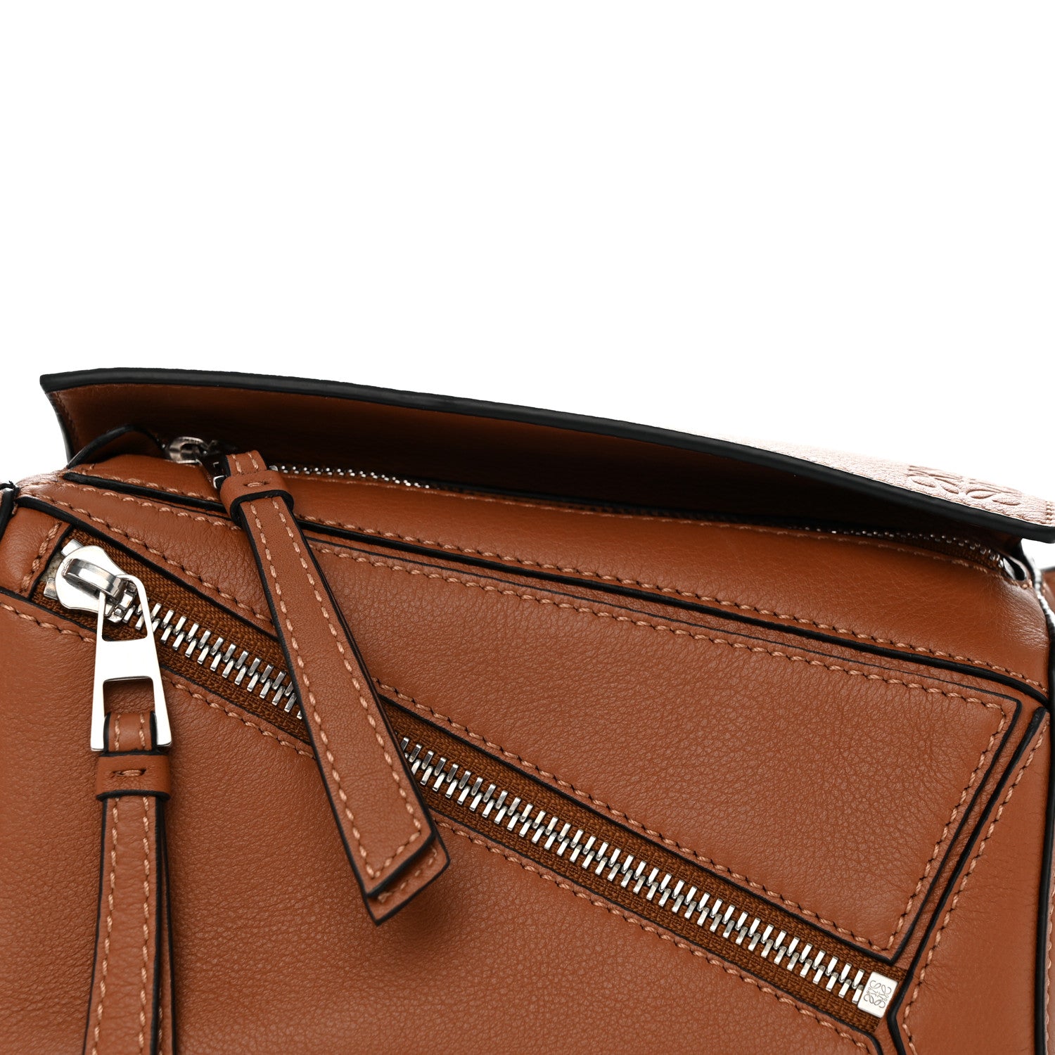 Loewe Calfskin Mini Puzzle Bumbag Tan 8 of 10