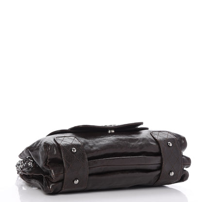 Chanel Glazed Caviar Pocket In The City Tote Brown 4 of 7
