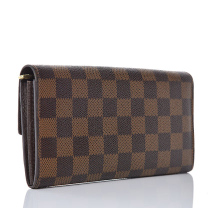 Louis Vuitton Damier Ebene Sarah Wallet 3 of 10