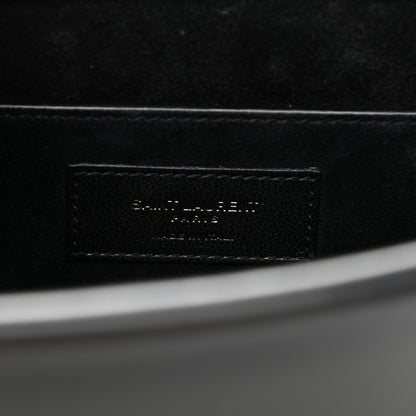 Saint Laurent Calfskin Studded Monogram Medium Sulpice Shoulder Bag Black 6 of 12