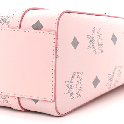 MCM Visetos Mini Toni Shopper Tote Light Pink 11 of 11