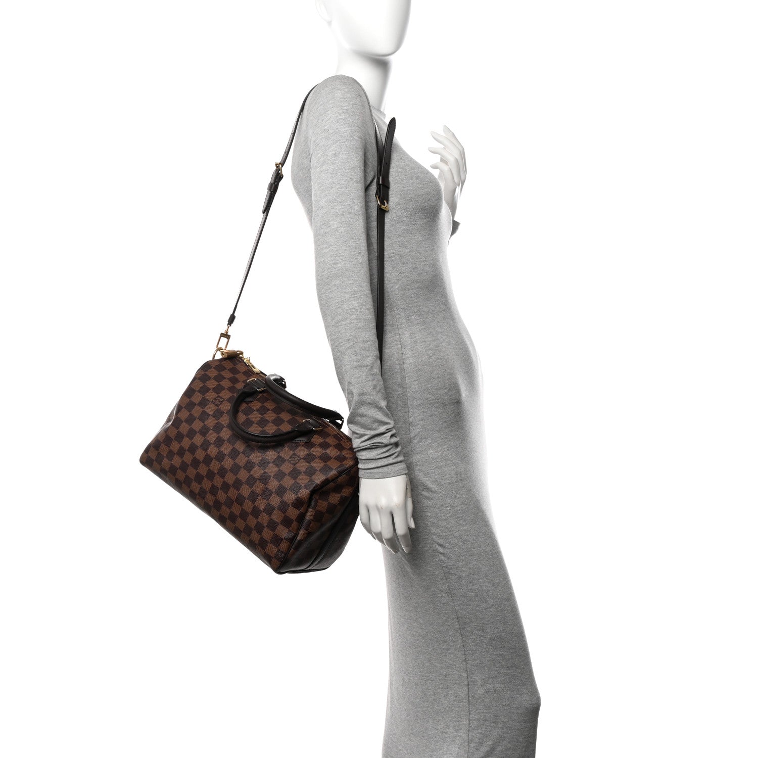 Louis Vuitton Damier Ebene Speedy Bandouliere 30 2 of 10
