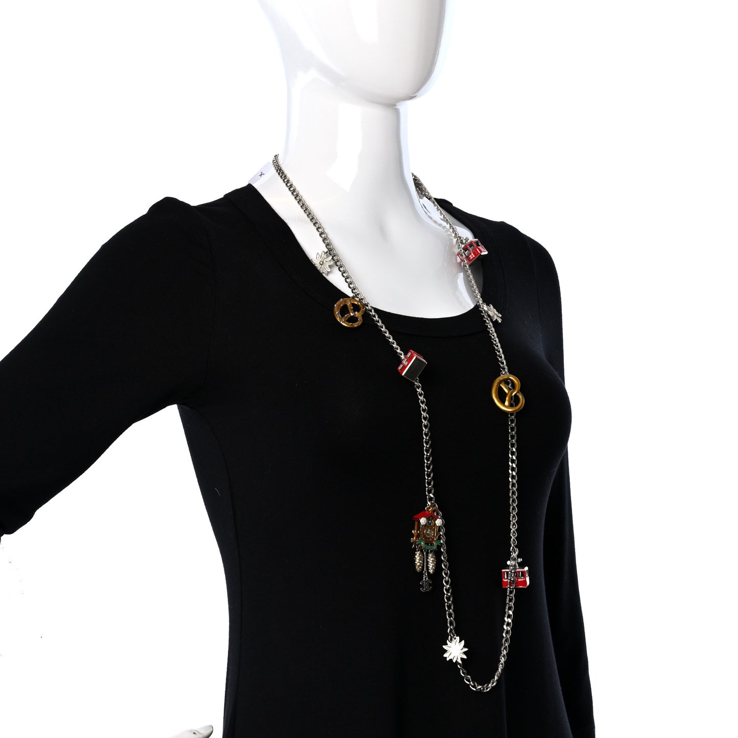Paris Salzburg Charm Necklace Silver
