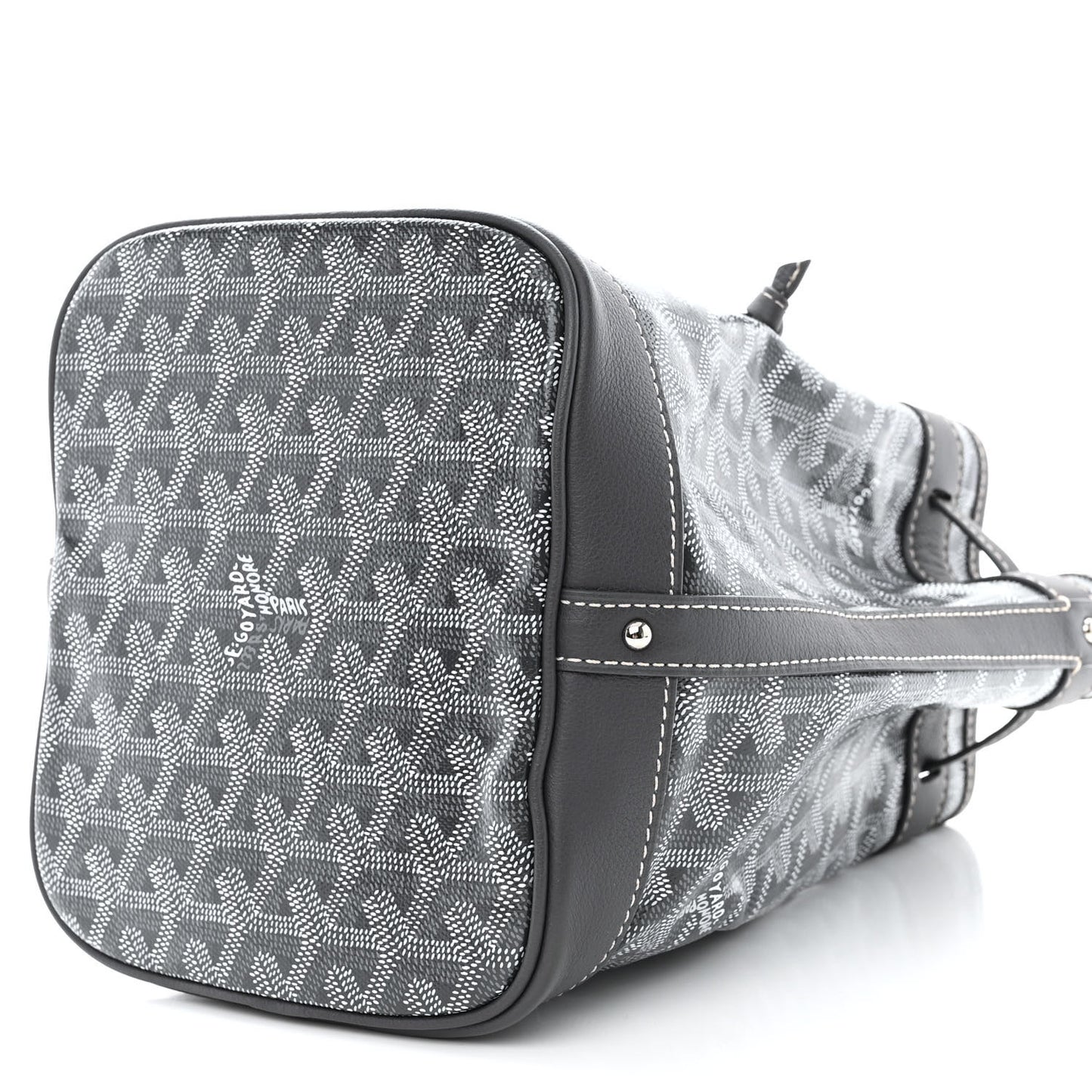 Goyardine Petit Flot Bucket Bag PM Grey