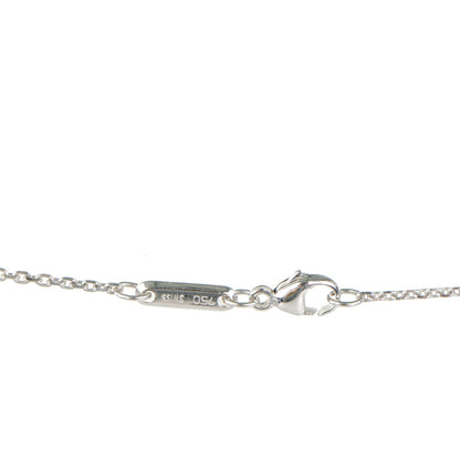 Chopard 18K White Gold Diamond Happy Pendant Necklace 5 of 6