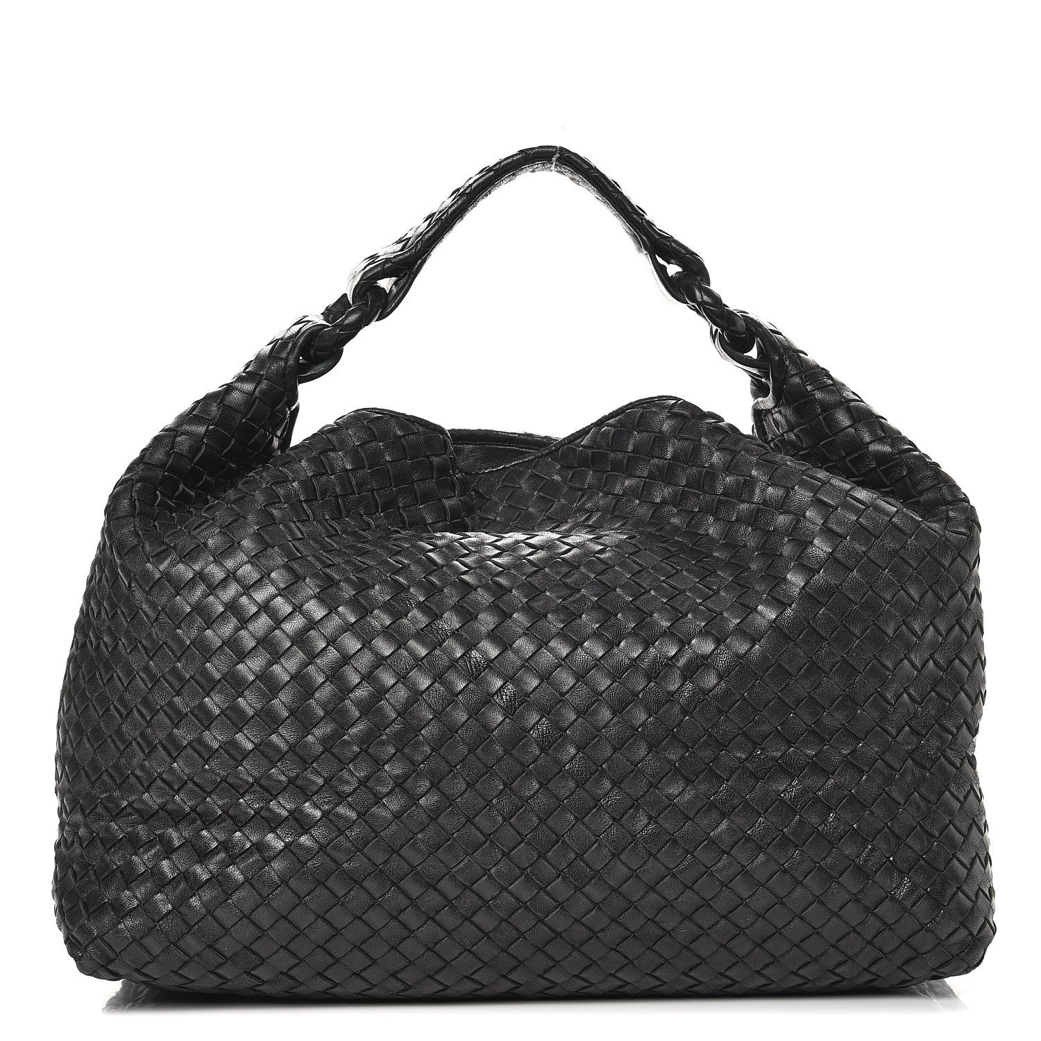 Bottega Veneta Nappa Intrecciato Sloane Hobo Nero Black 1 of 13