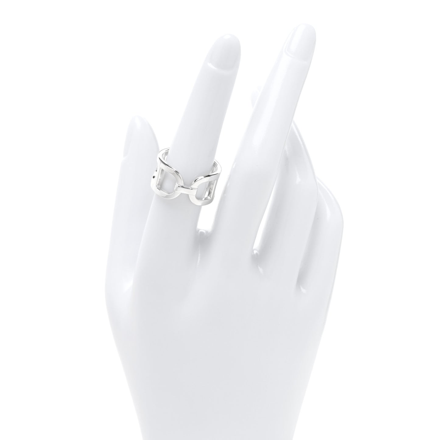 Sterling Silver MM Ever Chaine d'Ancre Ring 55 7.25