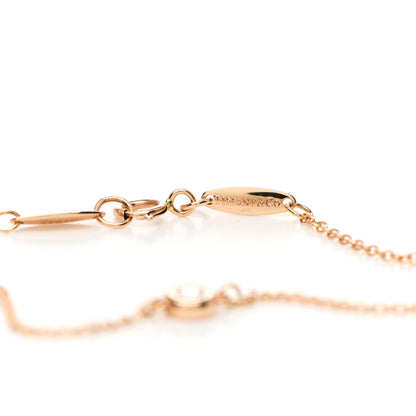 Tiffany 18K Rose Gold Diamond .07ct Elsa Peretti Diamonds by the Yard Bracelet 4 of 6