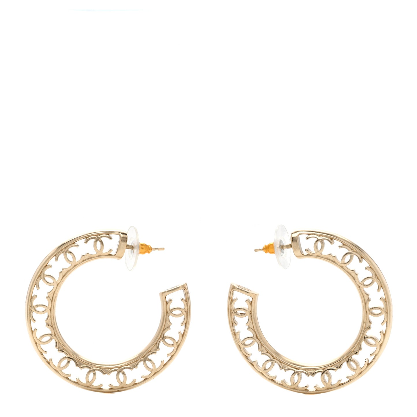 CC Hoop Earrings Gold