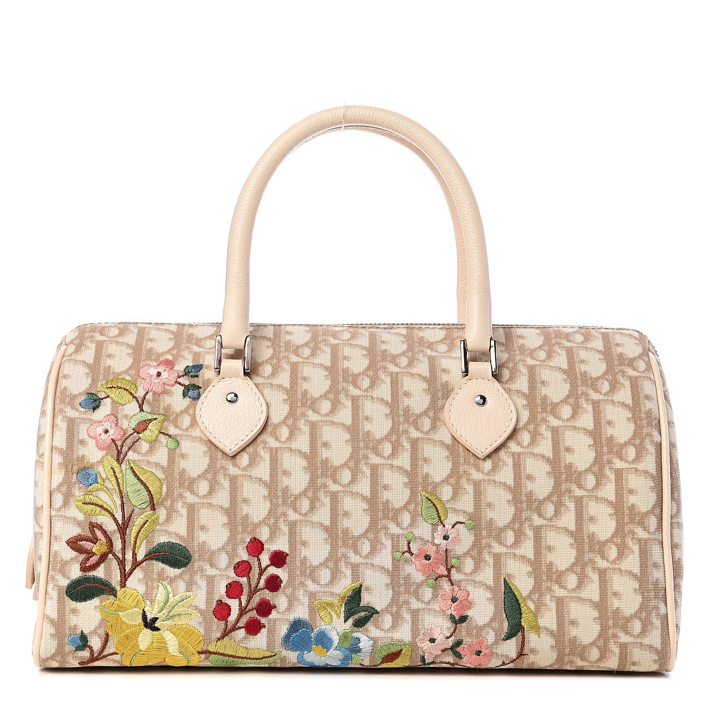 Monogram Vintage Flowers Bowler Beige
