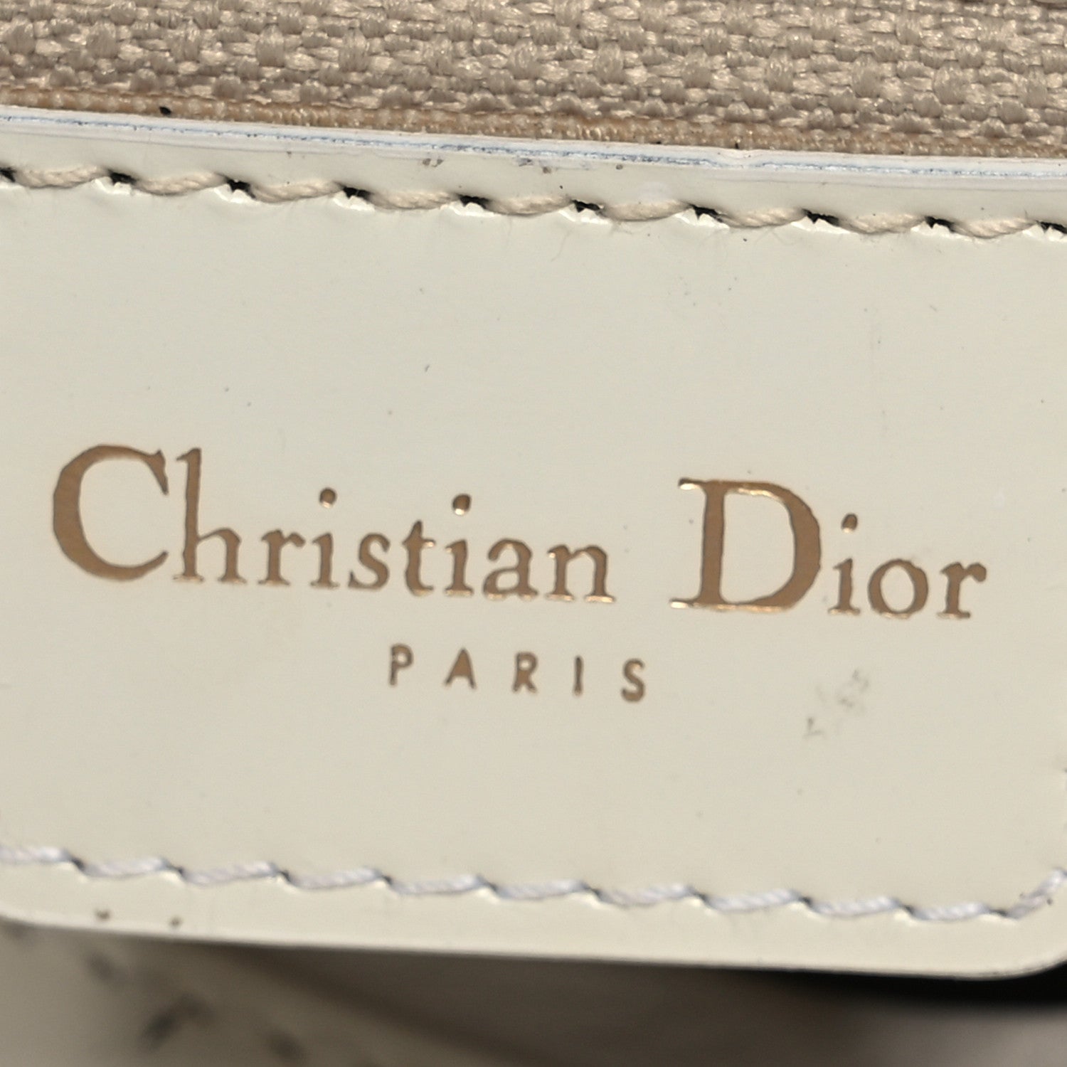 Christian Dior Glazed Calfskin Cannage Medium Lady Dior White 6 of 23