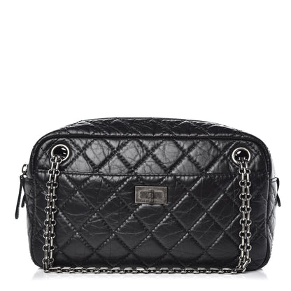 Chanel Aged Calfskin Quilted Medium Reissue Camera Case Black 1 of 7