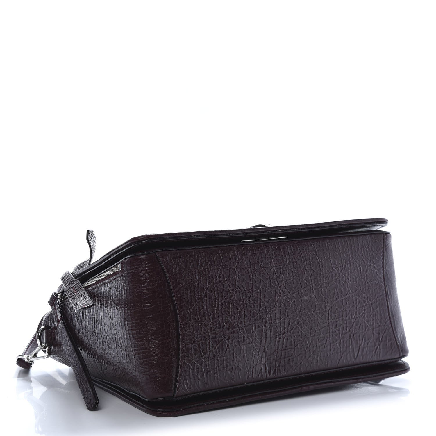 Jimmy Choo Soft Vintage Goatskin Helia Top Handle Bag Bordeaux 4 of 14