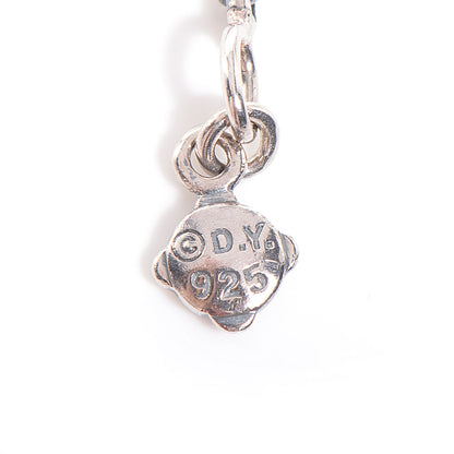 David Yurman Sterling Silver Black Onyx Diamond Heart Necklace 6 of 7