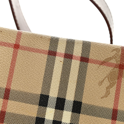 Burberry Haymarket Check Messenger Bag Brown 18 of 21
