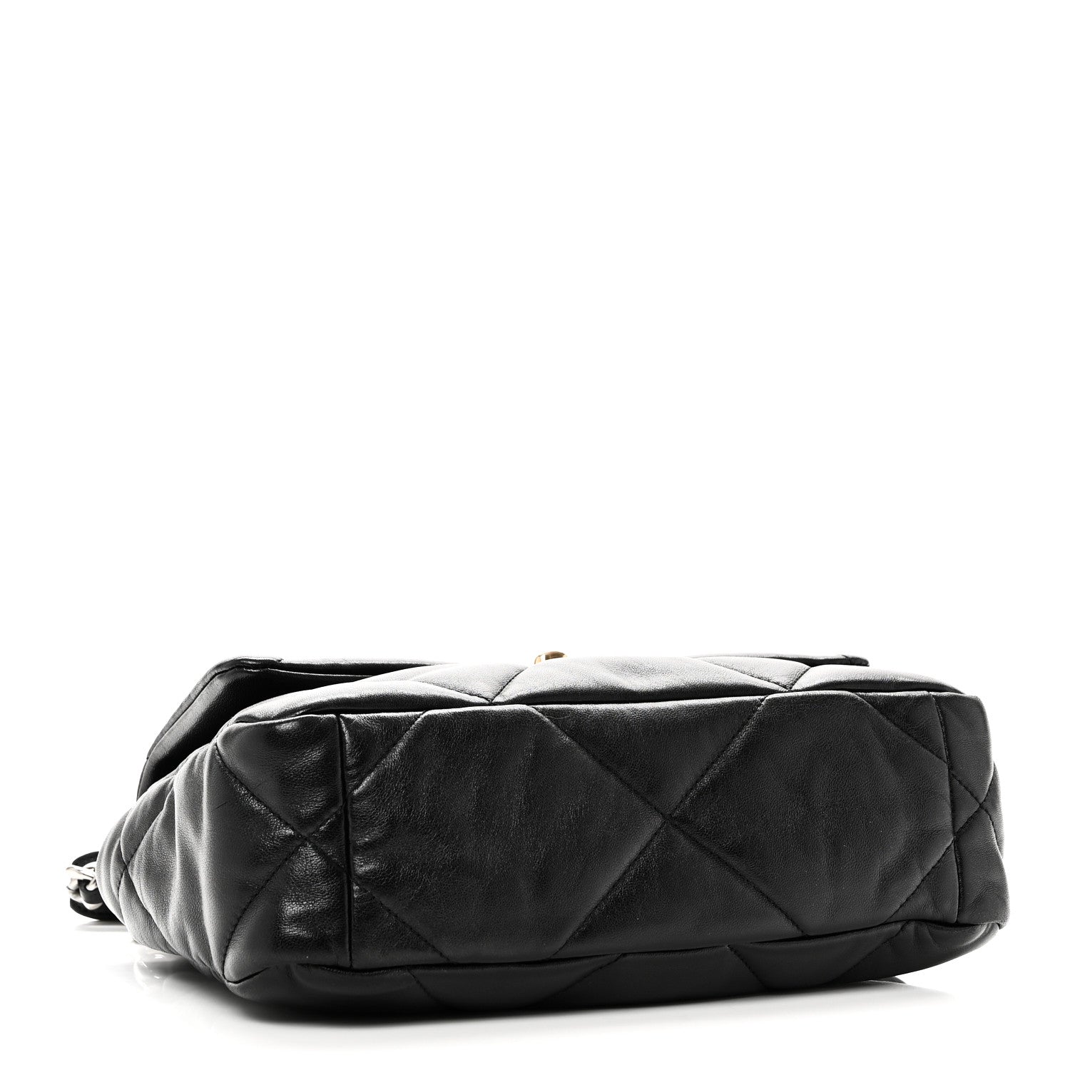 Chanel Goatskin Quilted Medium Chanel 19 Flap Black 4 of 10