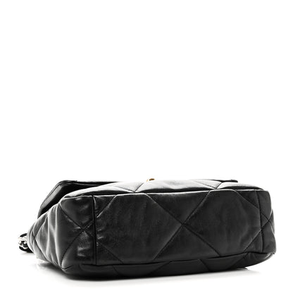 Chanel Goatskin Quilted Medium Chanel 19 Flap Black 4 of 10