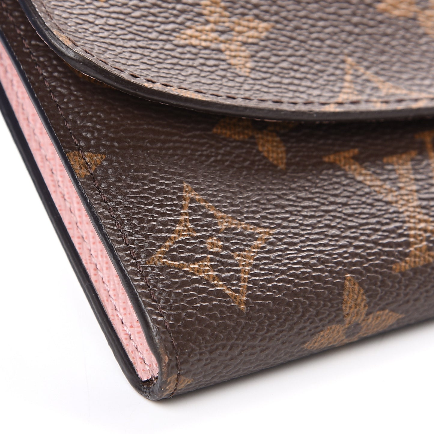 Monogram Emilie Wallet Rose Ballerine