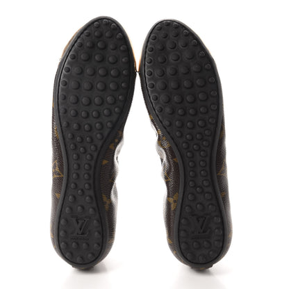 Louis Vuitton Patent Monogram Flirty Ballerina Flats 37 Gold 8 of 9