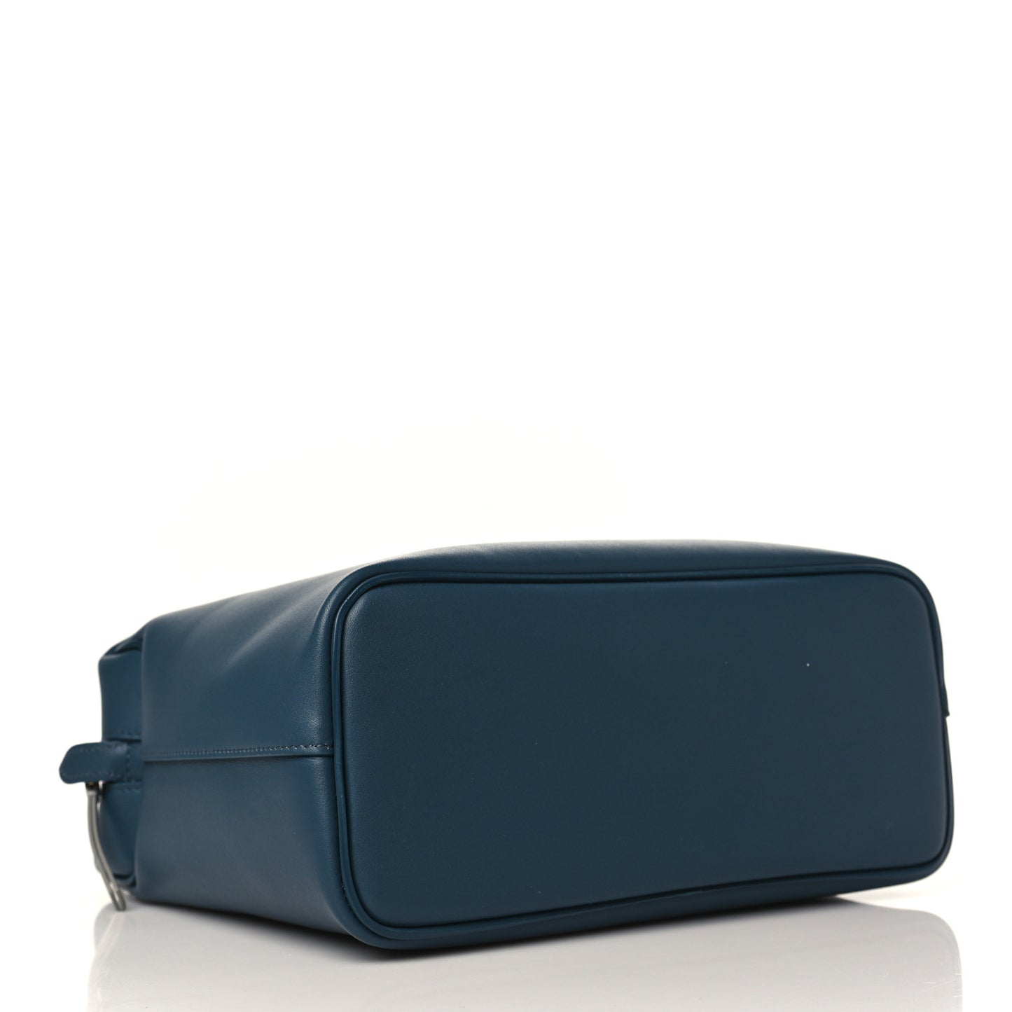 Lambskin Small Soft Cube Satchel Blue