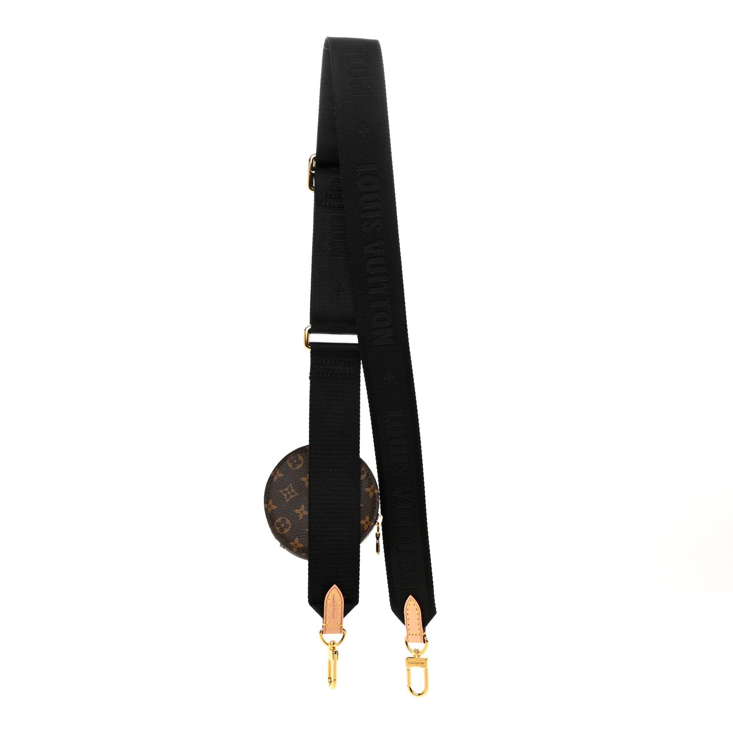 Monogram Multi Pochette Accessories Bandouliere Shoulder Strap Black