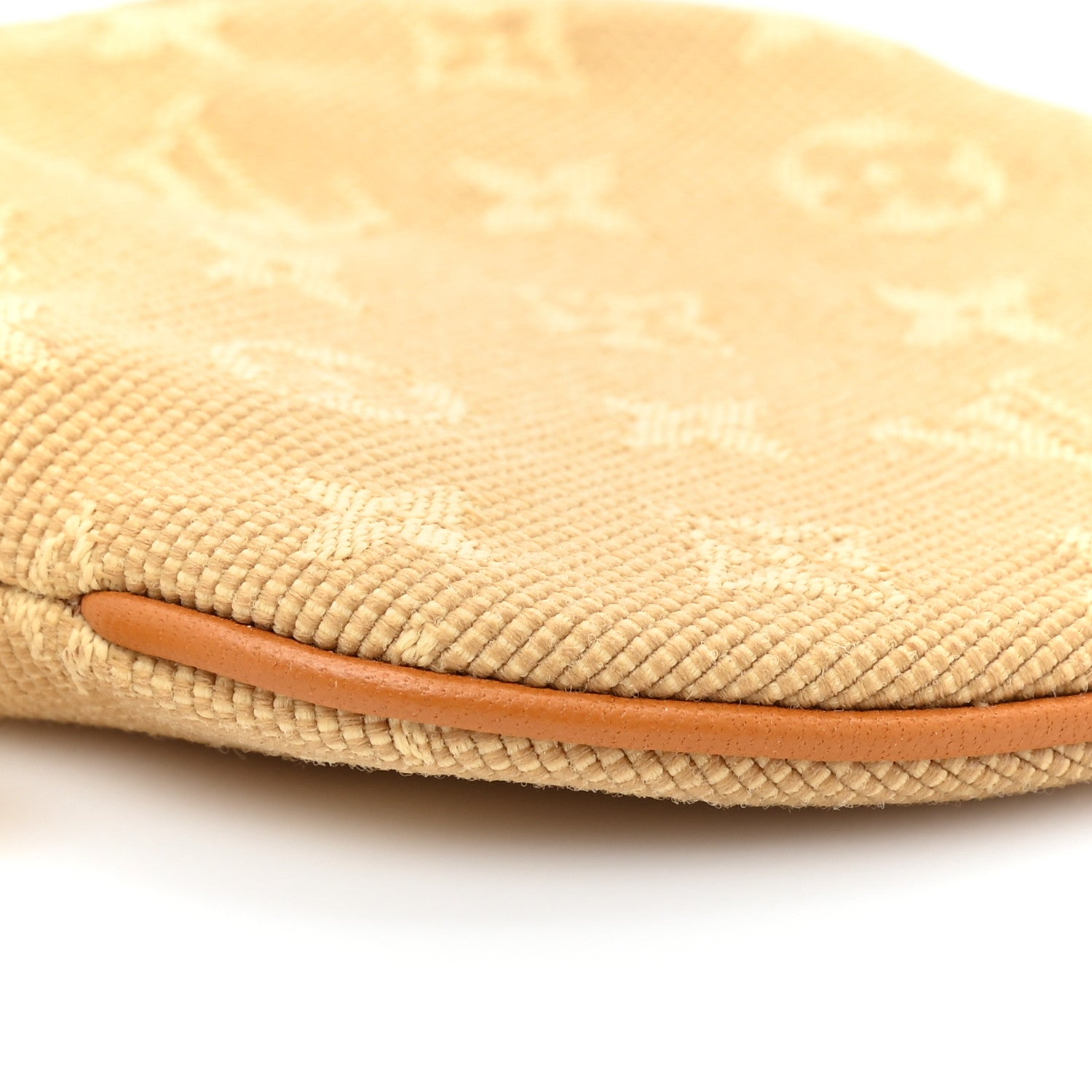 Louis Vuitton Mini Lin Round Coin Purse Beige 9 of 9