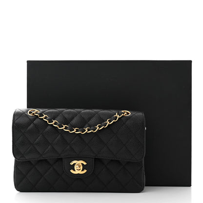 Chanel Caviar Quilted Small Double Flap Black 11 of 11