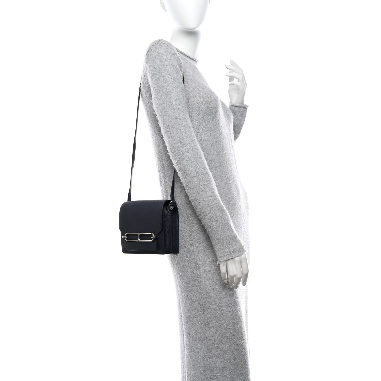 Hermes Evercolor Mini Sac Roulis Bleu Nuit 1 of 11