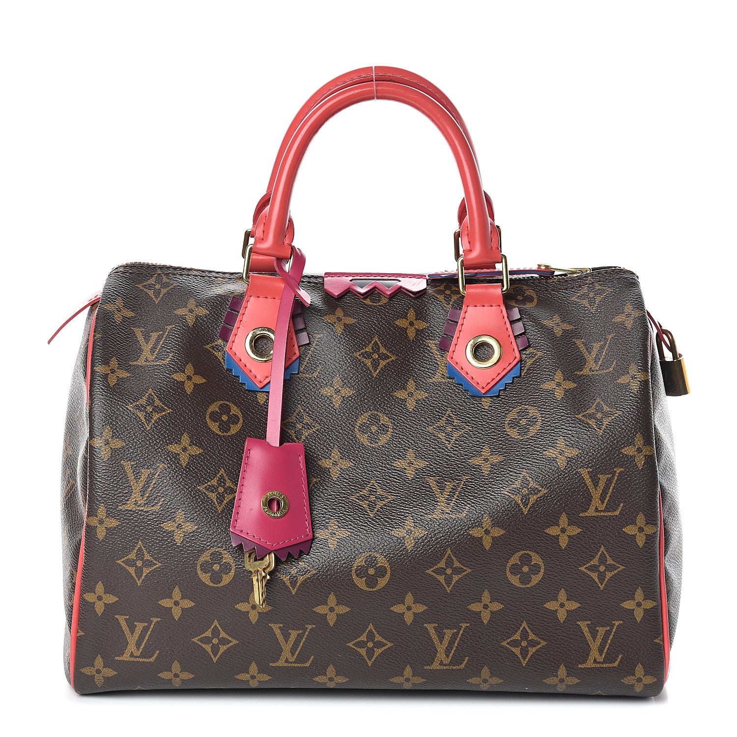 Louis Vuitton Monogram Totem Speedy 30 Flamingo 1 of 8